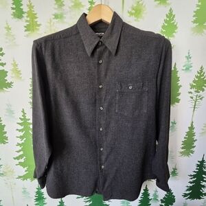 Claiborne Charcoal Long Sleeve Top